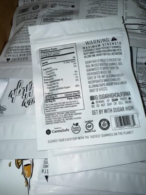 sugar high thc gummies