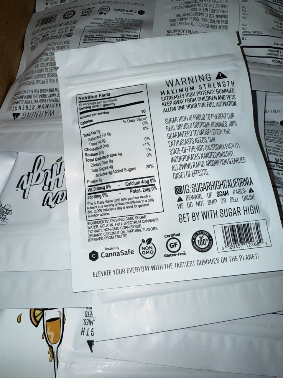sugar high thc gummies