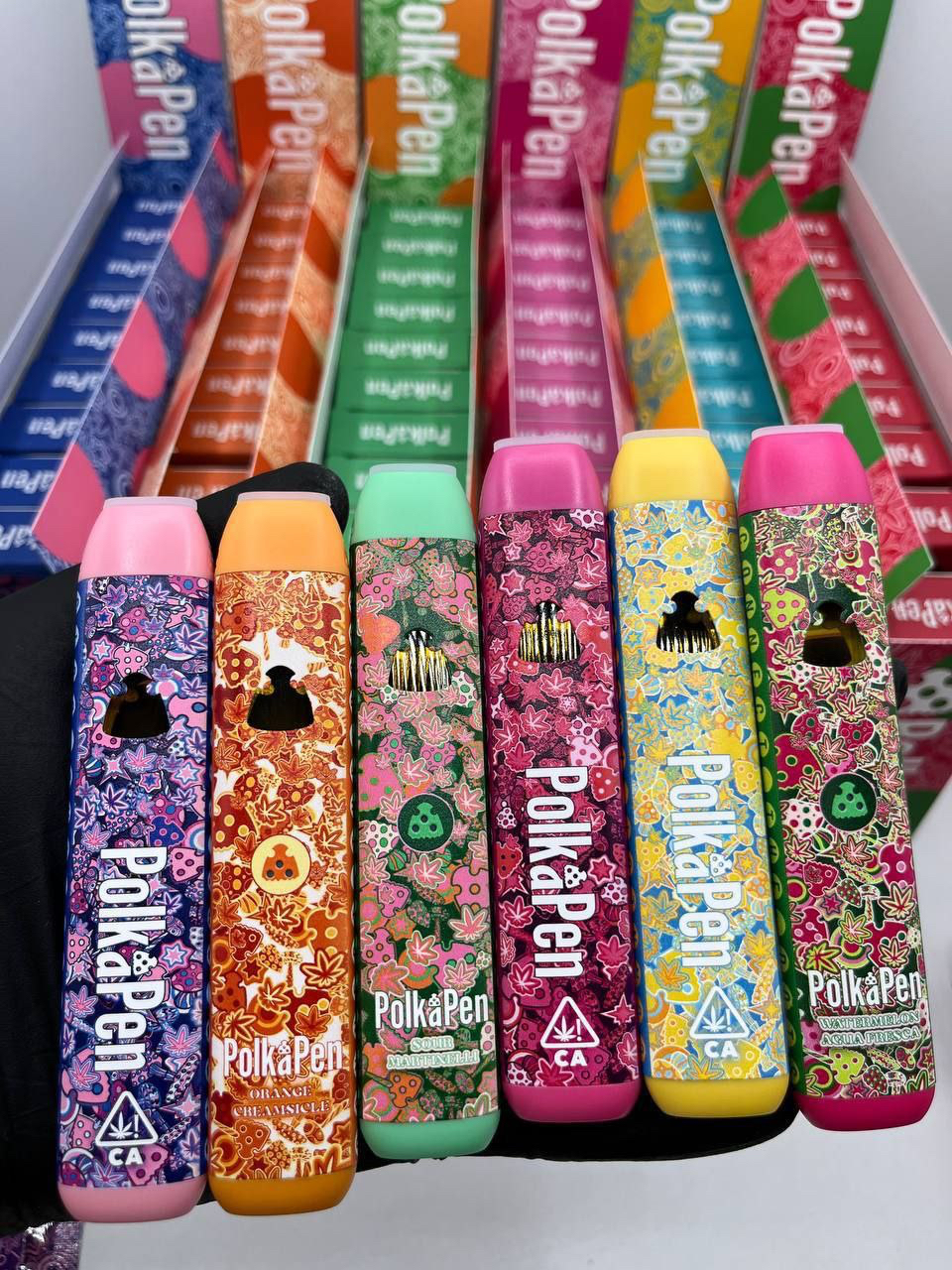 polka dot disposable