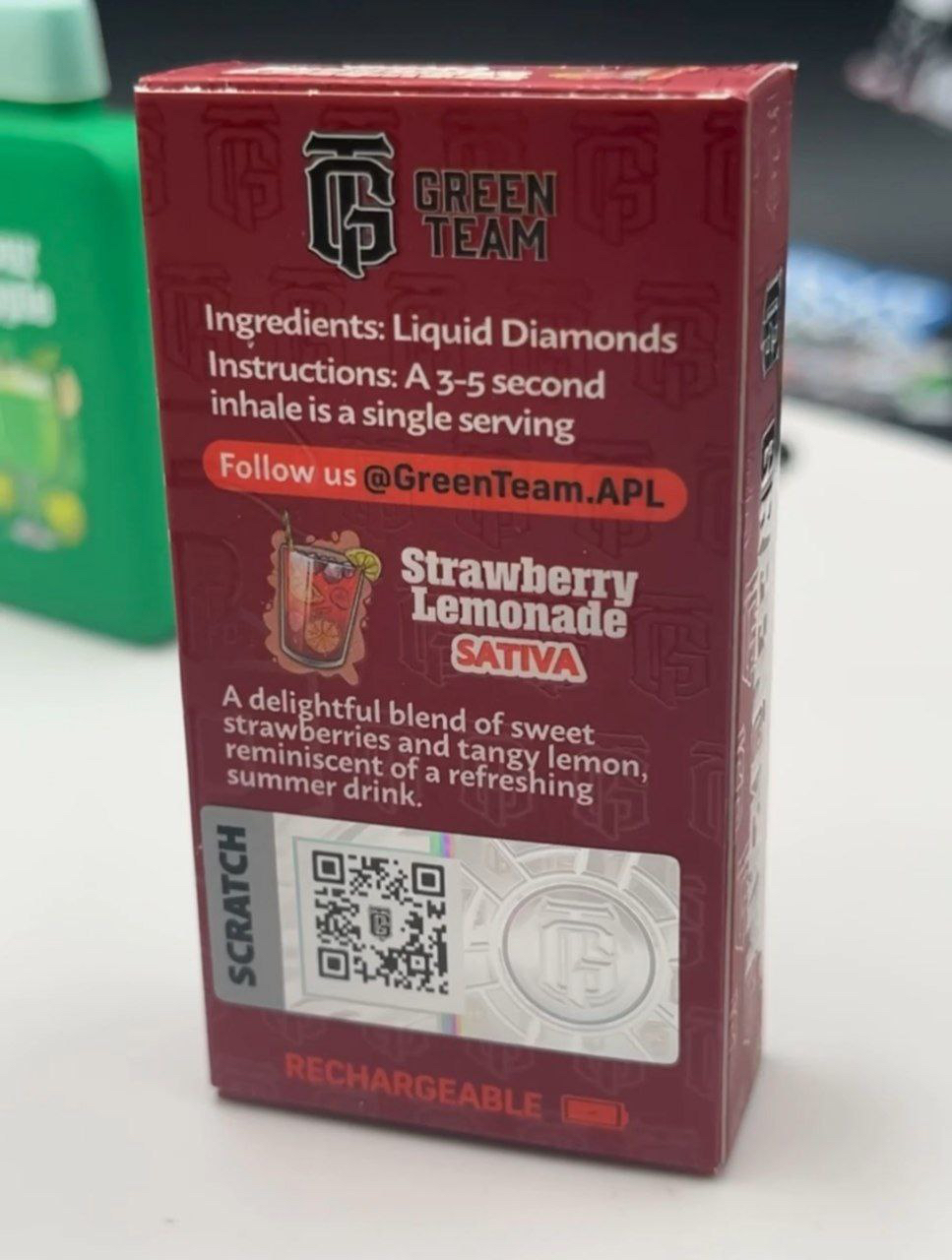 green team 2g disposable