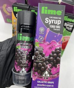 lime live resin thc syrup