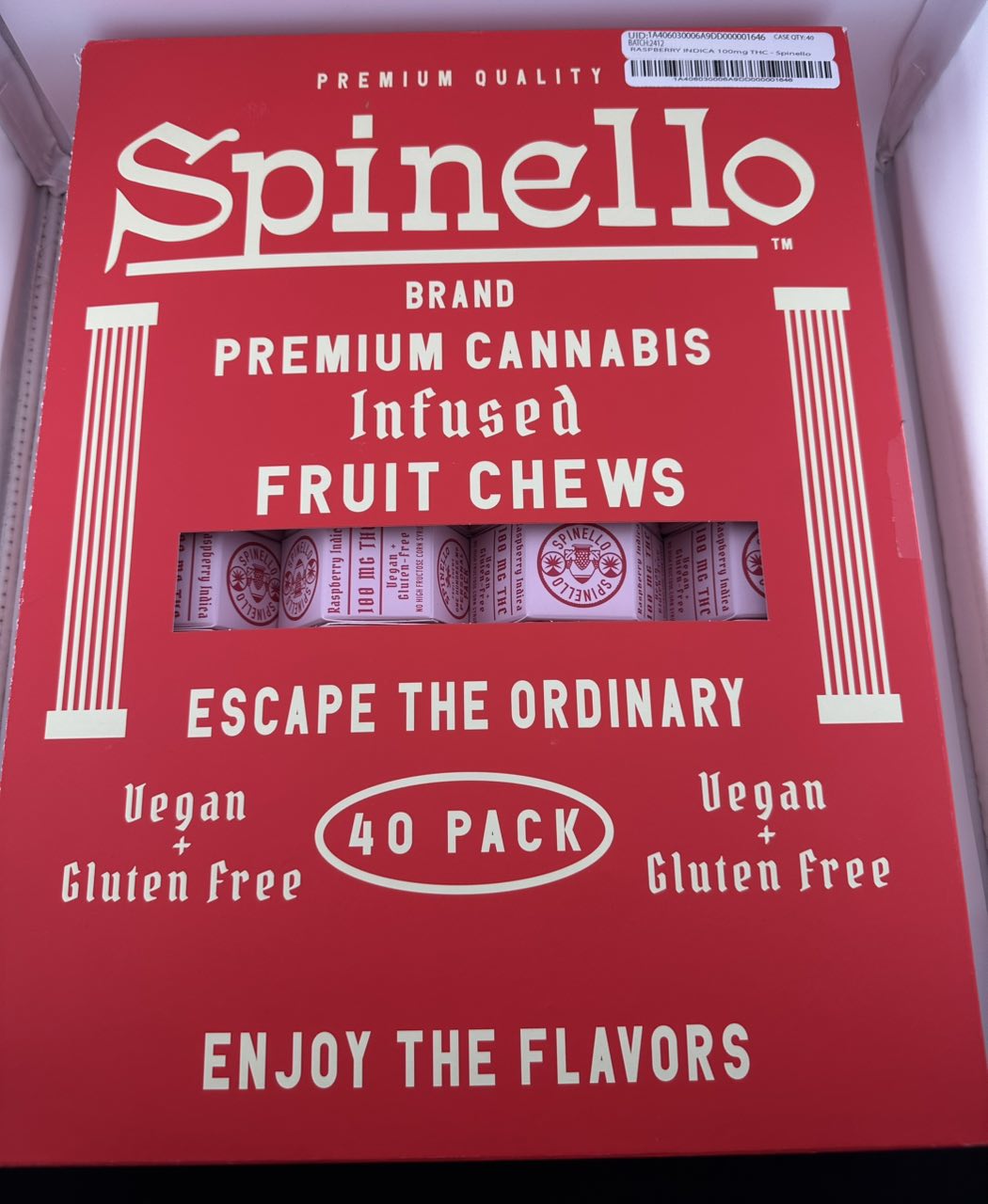 spinello infused fruit chews