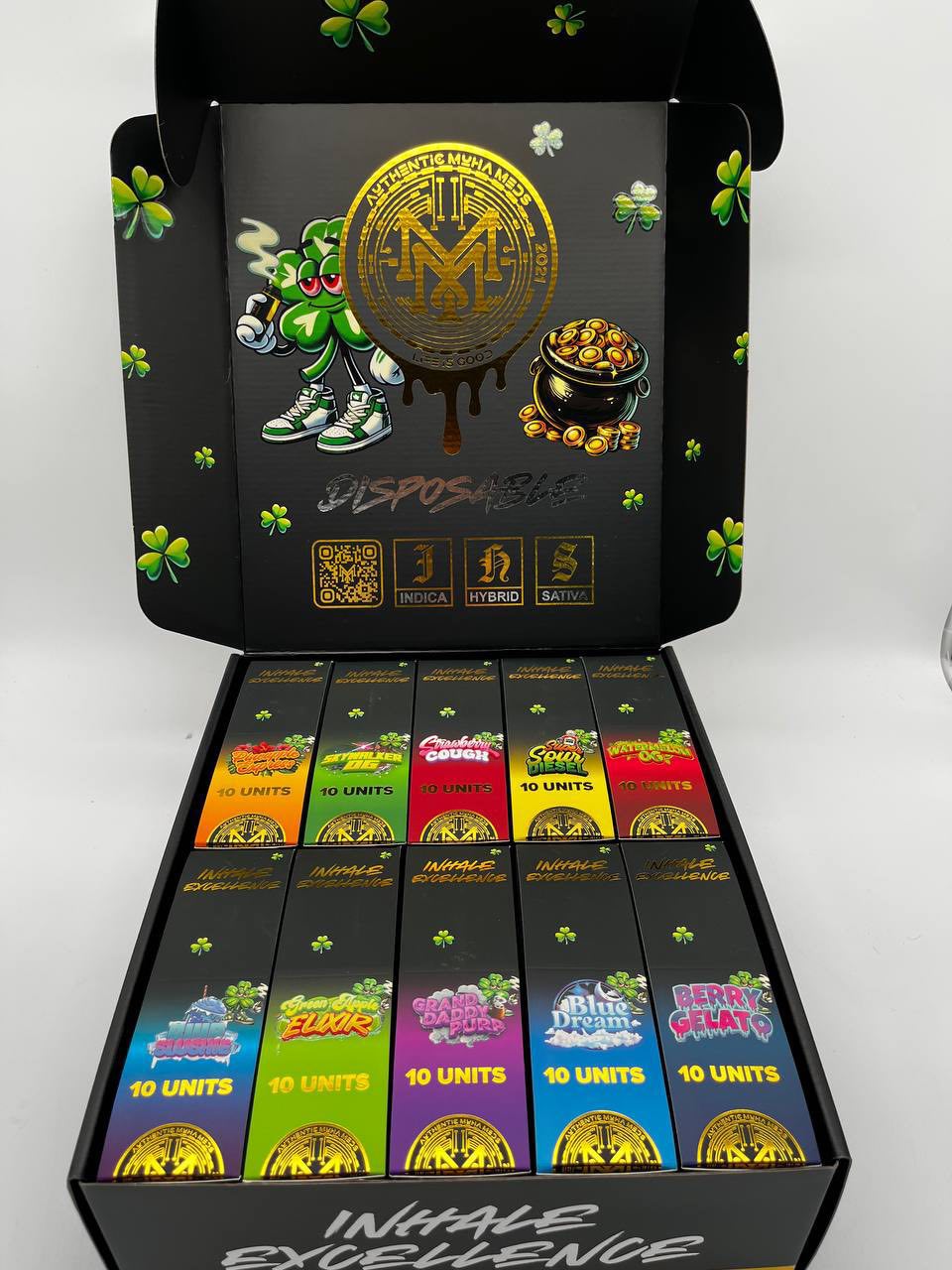 muha meds 2g disposable st patricks edition