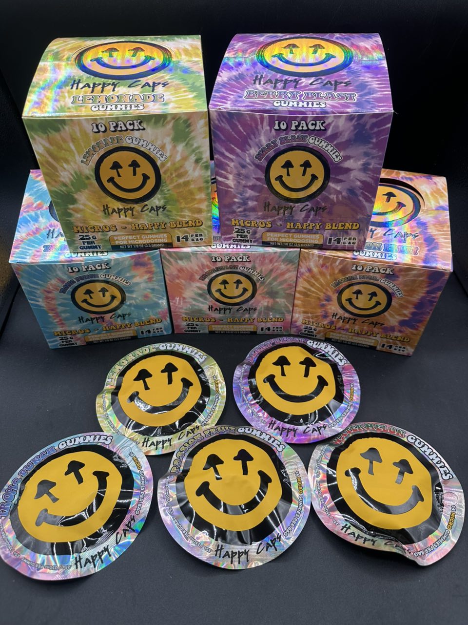 happy caps mushrooms gummies