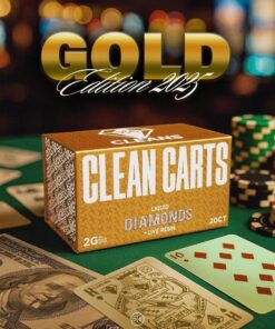 clean carts disposable 2g gold edition
