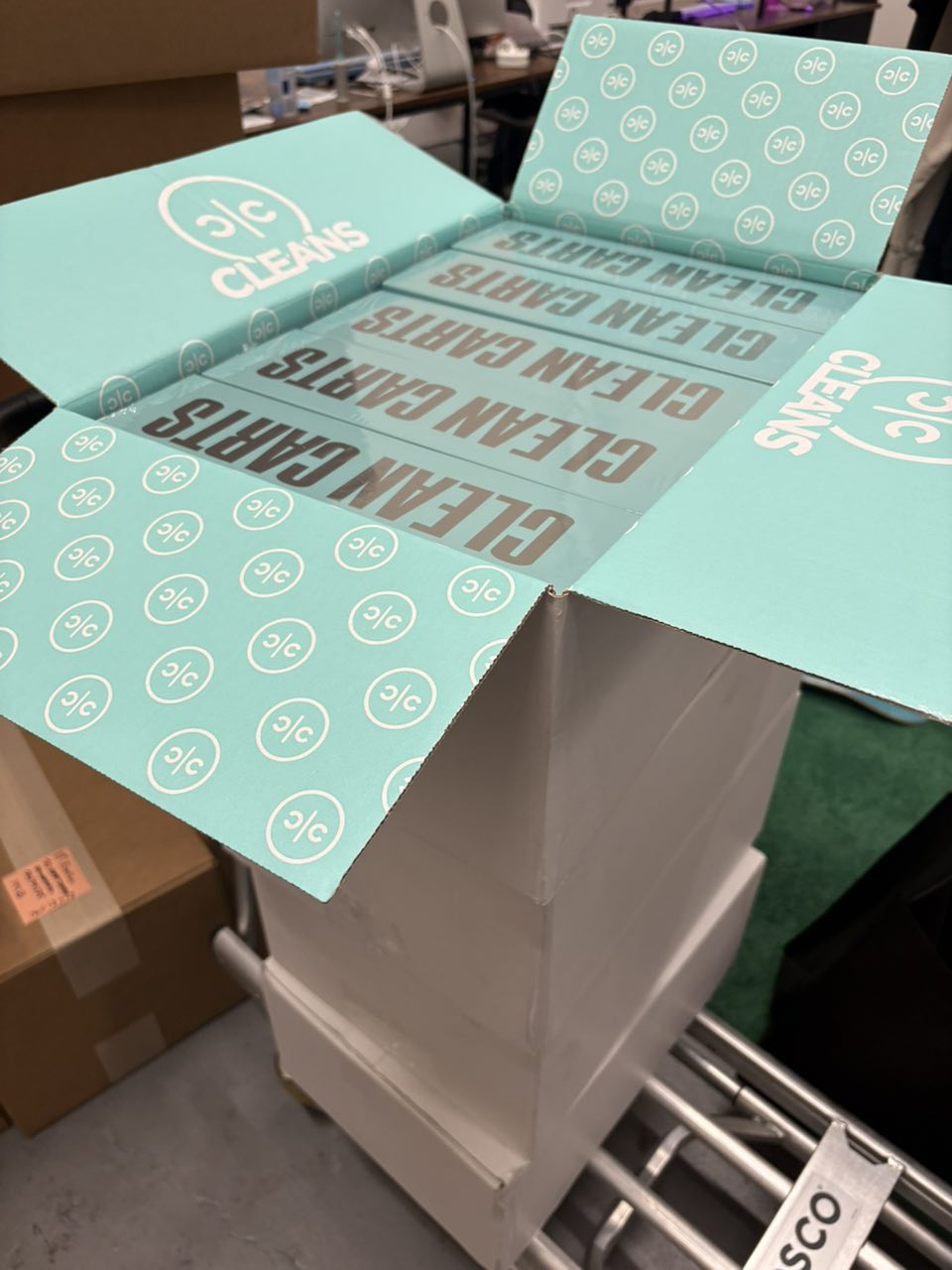 clean carts blue edition