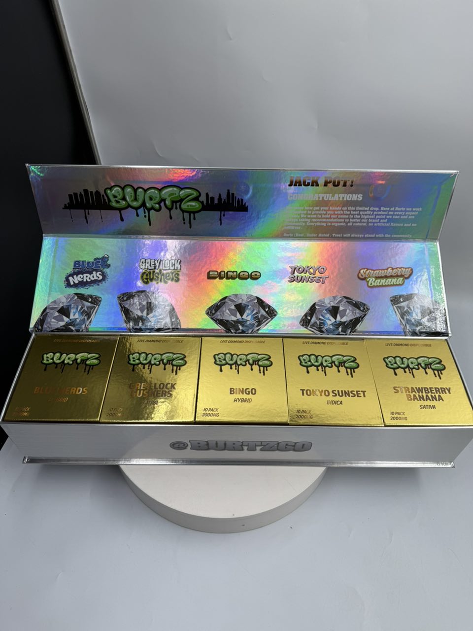 burtz live diamonds 2g disposables