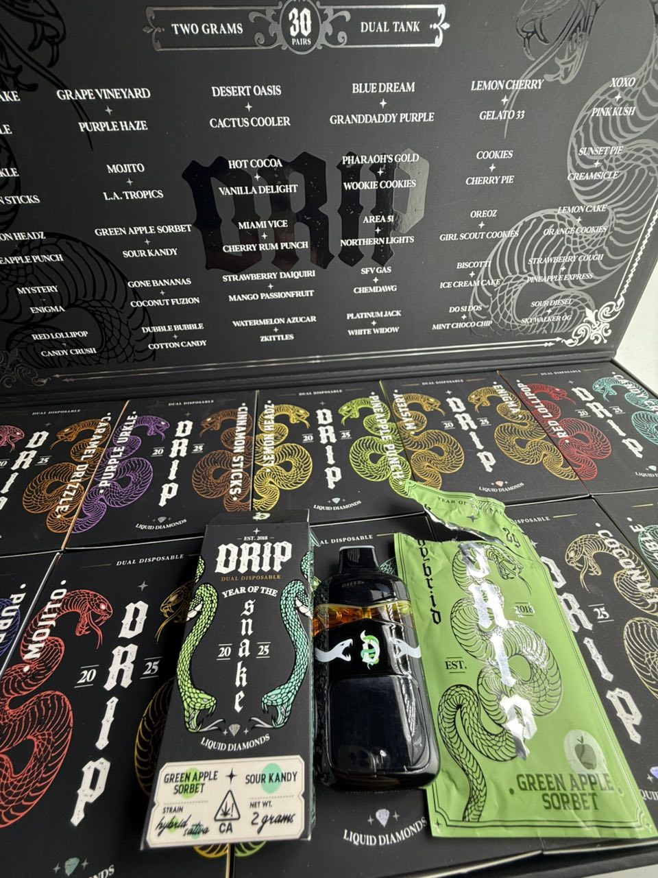 drip snake 2g disposable