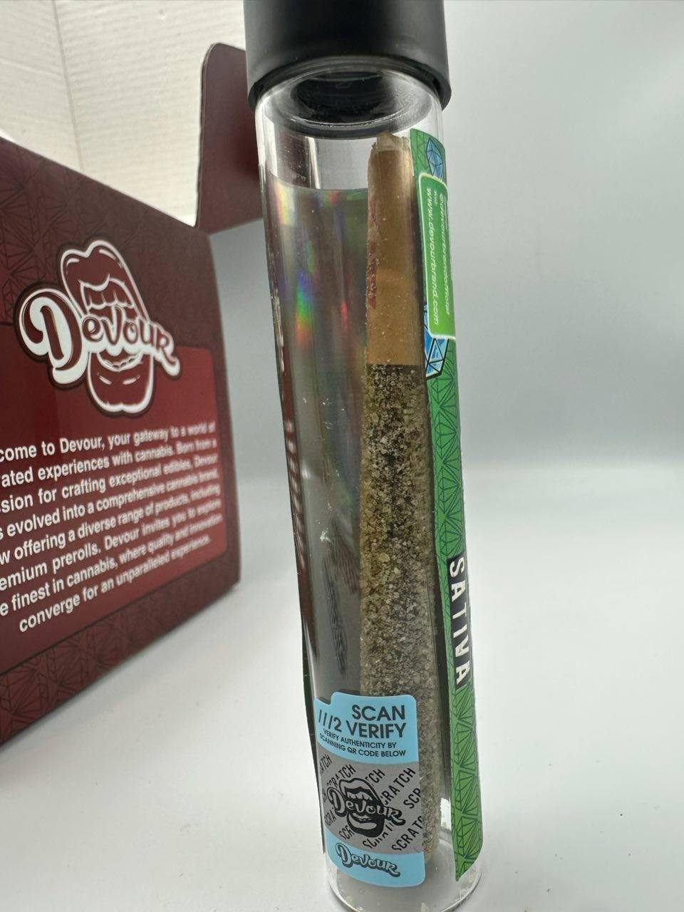 devour diamond coated pre roll