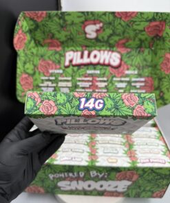 snooze pillows weed rose edition