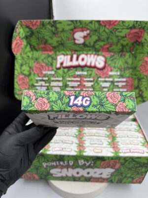 snooze pillows weed rose edition