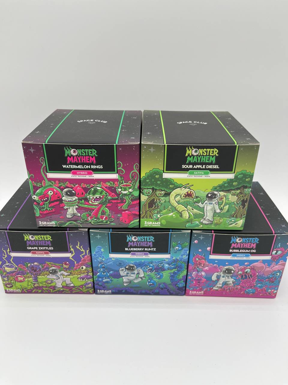 space club monster mayhem disposable