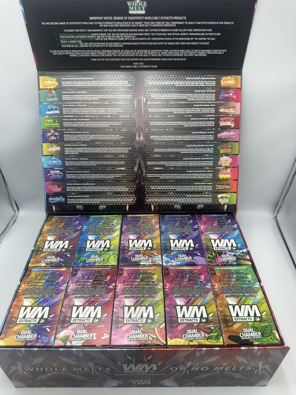 whole melt dual chamber disposable