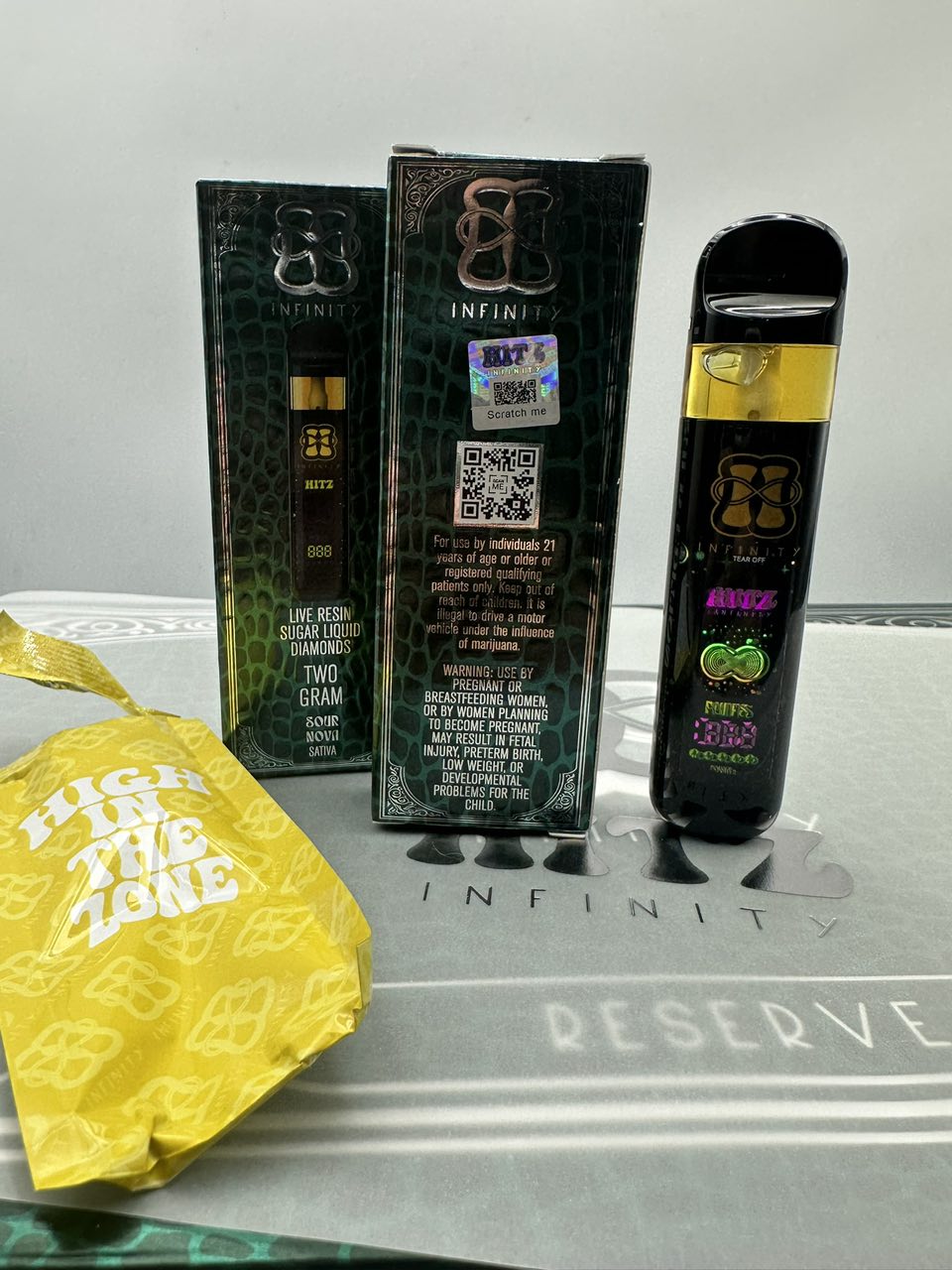 hitz infinity emerald 2g disposable