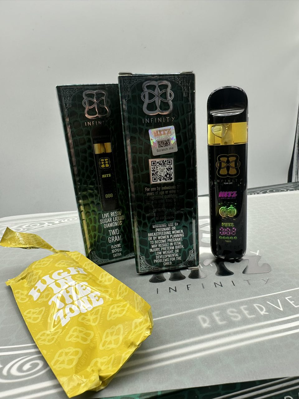 infinity hitz emerald disposable