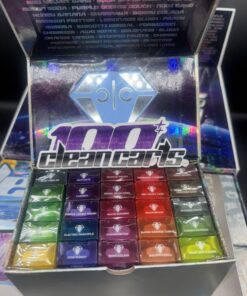 100 flavors clean carts 2g disposable