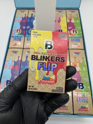 blinkers flip ice cream disposable